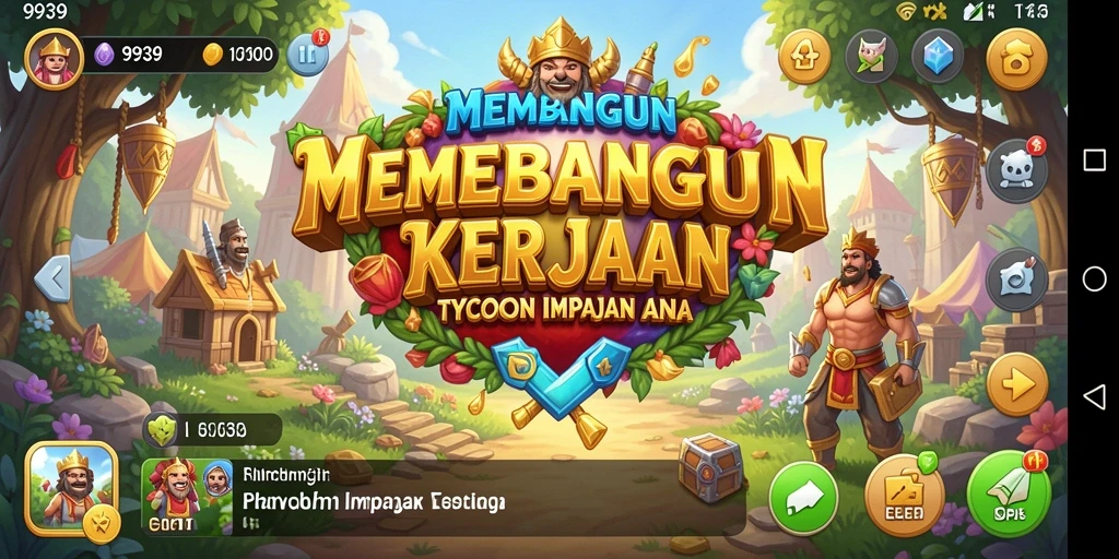 Tampilan gameplay menarik dari 9939 yang menunjukkan pengelolaan bisnis Tycoon.