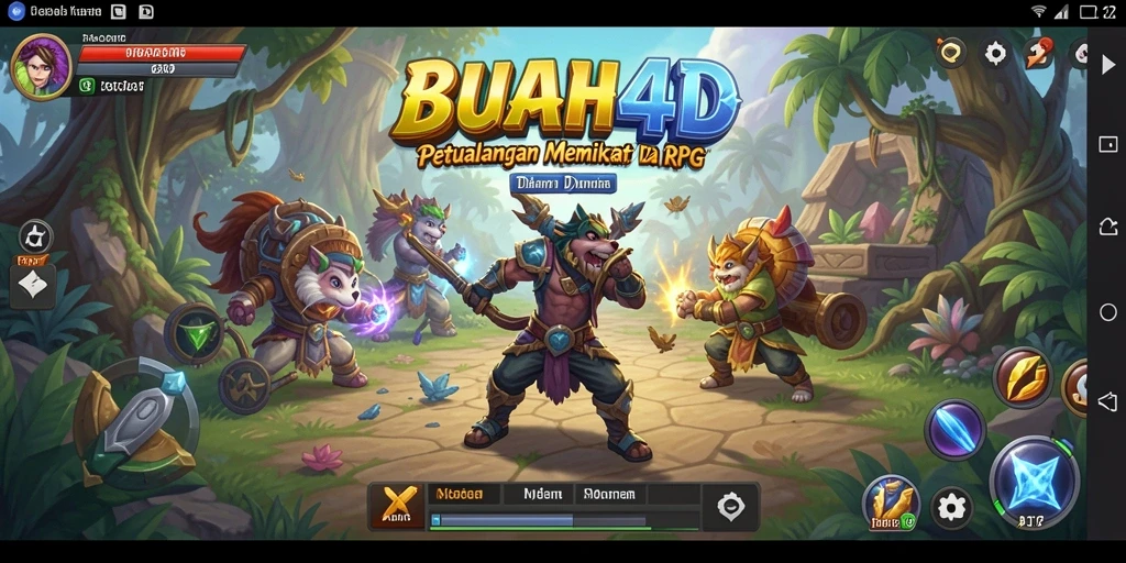 Tampilan gameplay RPG menarik dari BUAH4D.