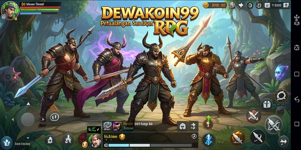 Tampilan gameplay seru dalam dunia petualangan RPG.