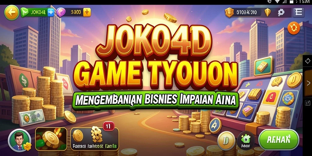 Screenshots JOKO4D menampilkan pengalaman gameplay Tycoon yang seru dan interaktif.