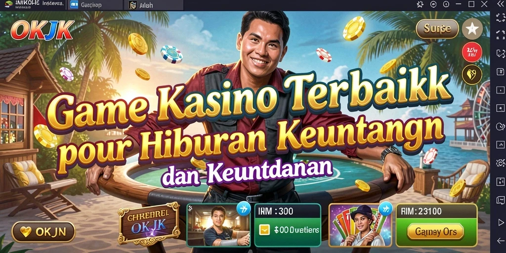 Tampilan gameplay yang menakjubkan di OKJK, dengan efek visual yang memikat.