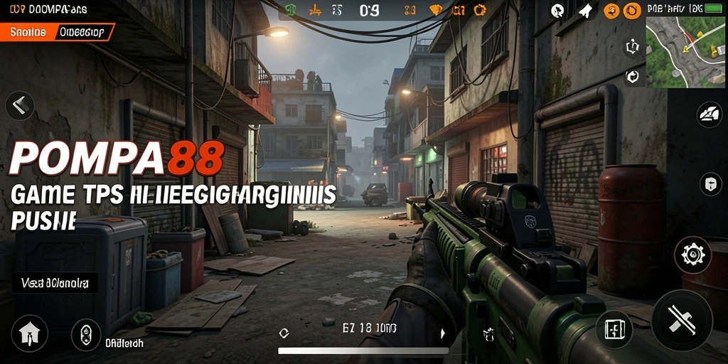Tampilan aksi seru dalam gameplay POMPA88.