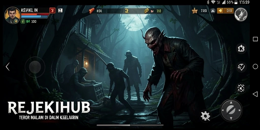 Gambaran menakutkan dalam gameplay REJEKIHUB yang penuh ketegangan.