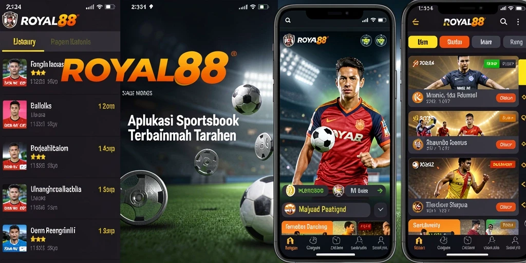 Tampilan menarik dari gameplay Sportsbook di ROYAL88.