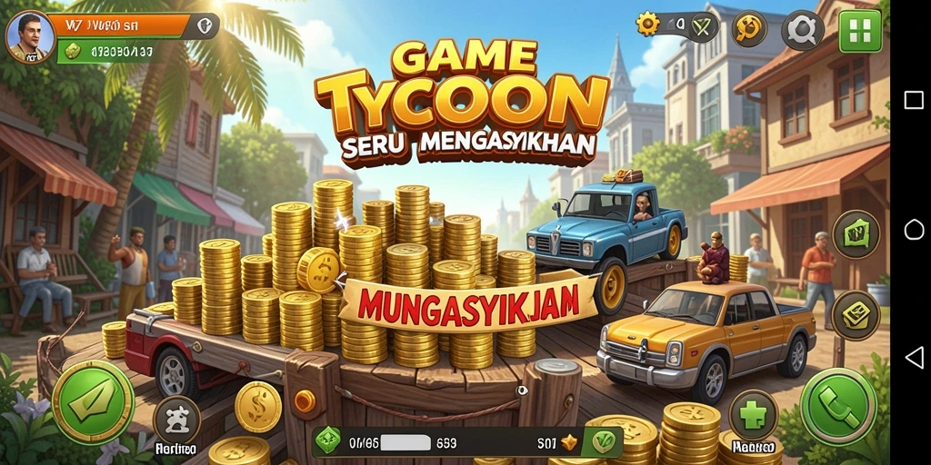 Screenshot W67 menampilkan aksi gameplay Tycoon yang menegangkan.